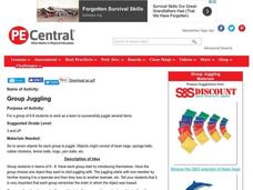 Group Juggling Lesson Plan