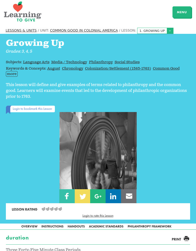 Growing Up Lesson Plan