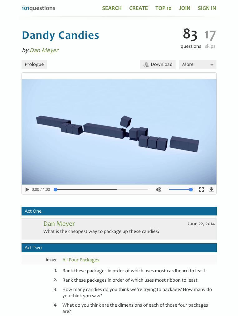 Dandy Candies Activity