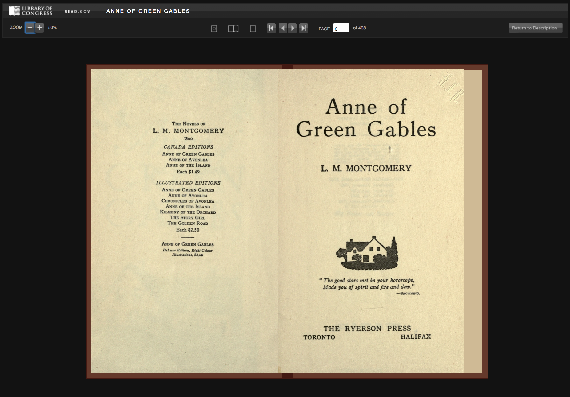 Anne of Green Gables eBook