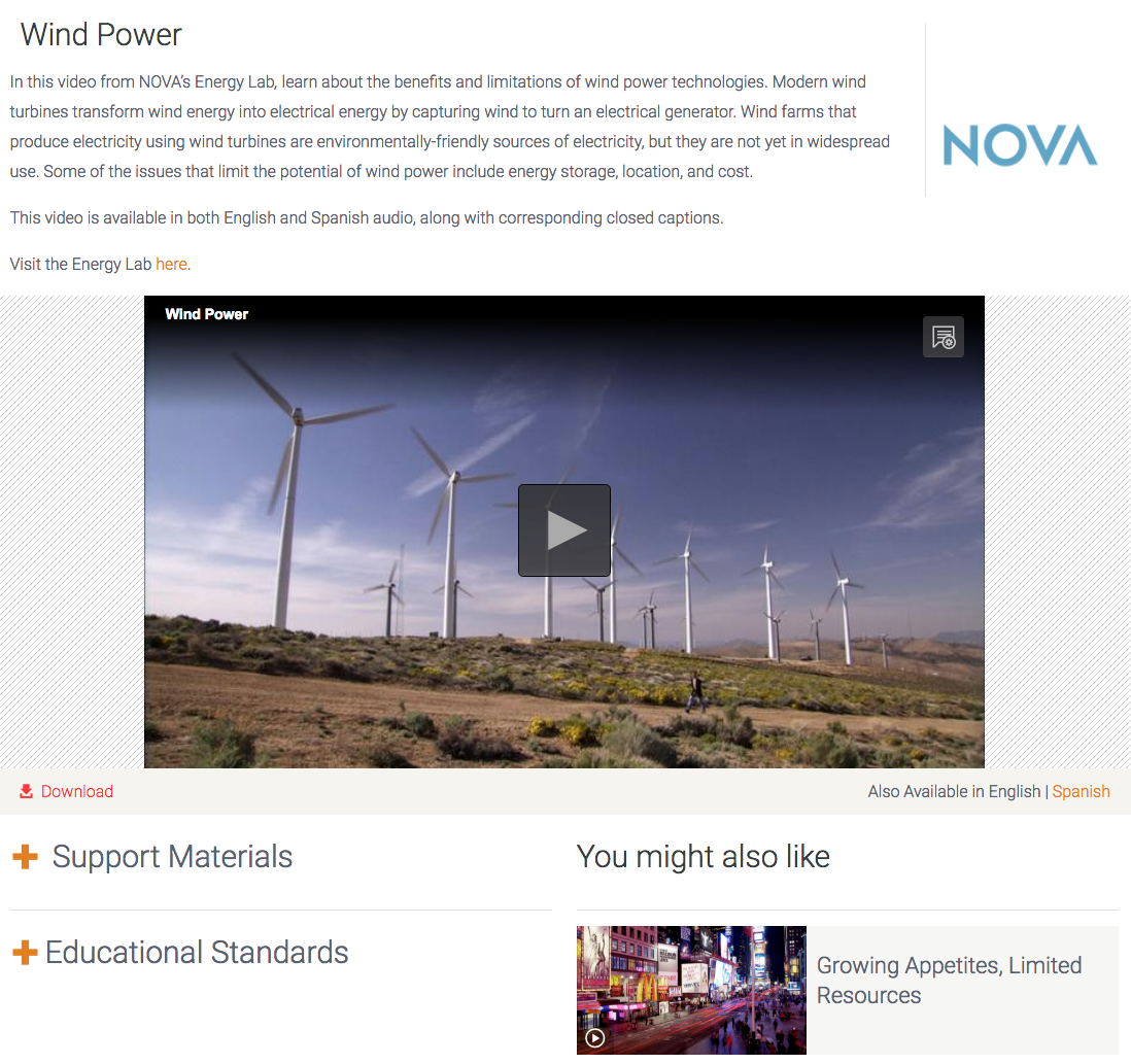 Wind Power Instructional Video