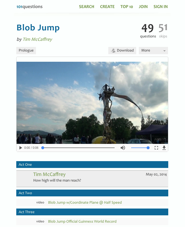 Blob Jump Activity