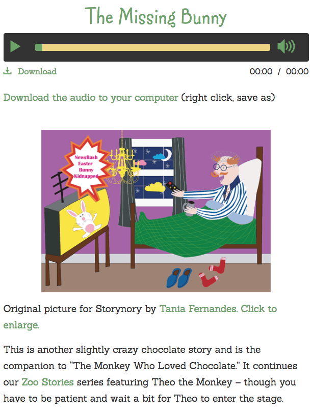 The Missing Bunny Audio