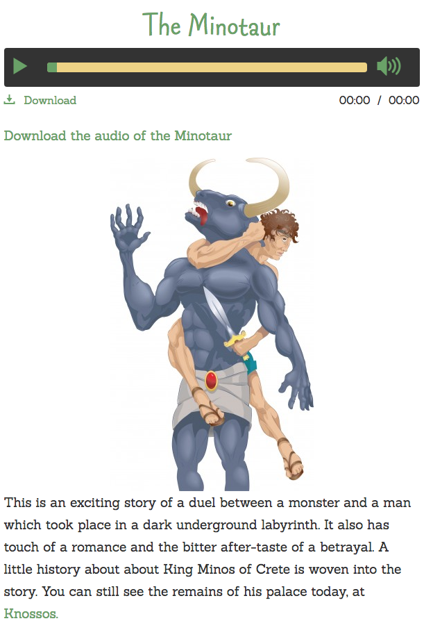 The Minotaur Audio