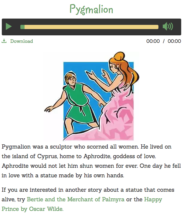 Pygmalion Audio