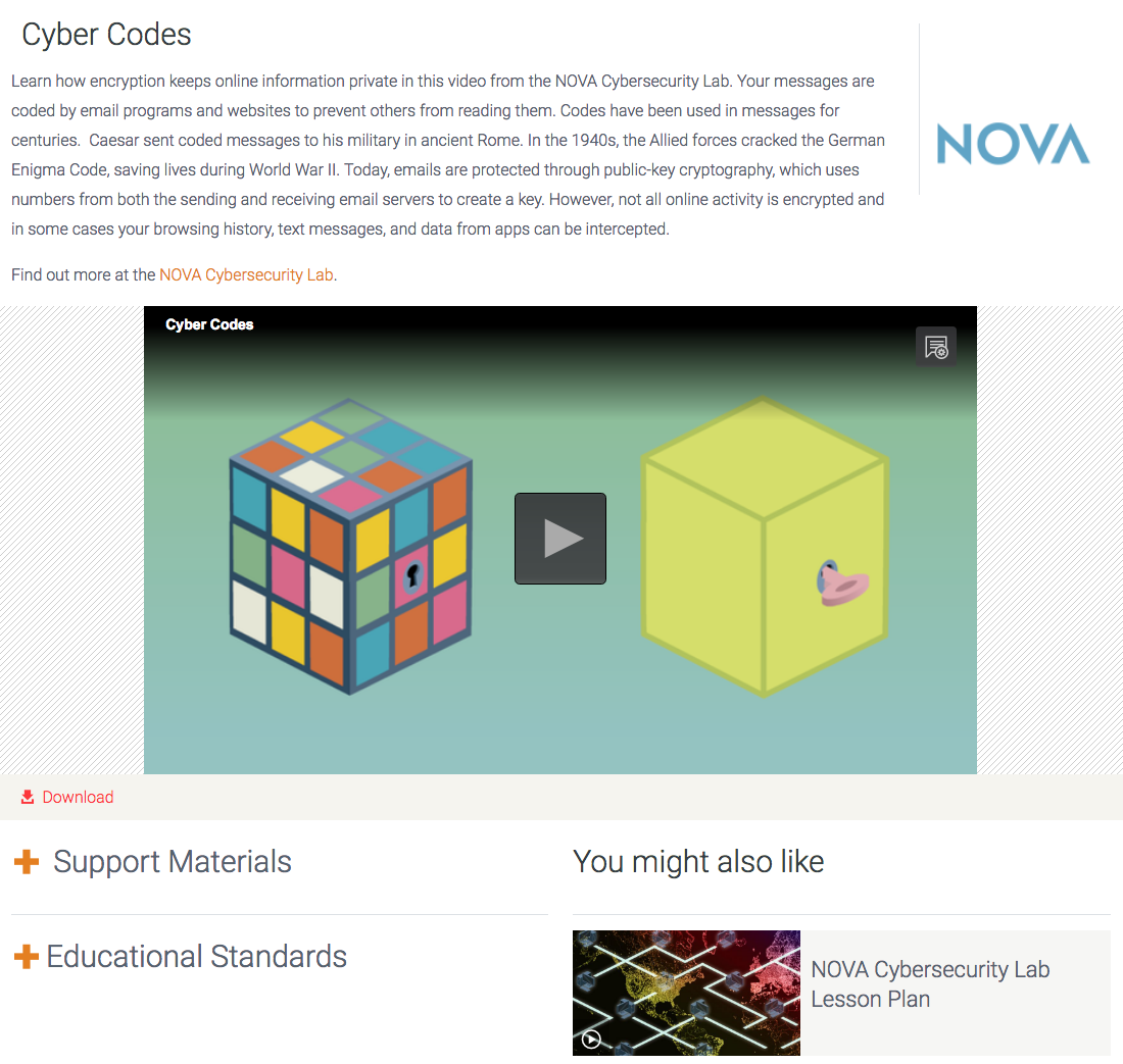 Cyber Codes Instructional Video