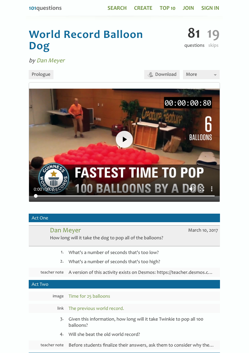 World Record Balloon Dog Activity