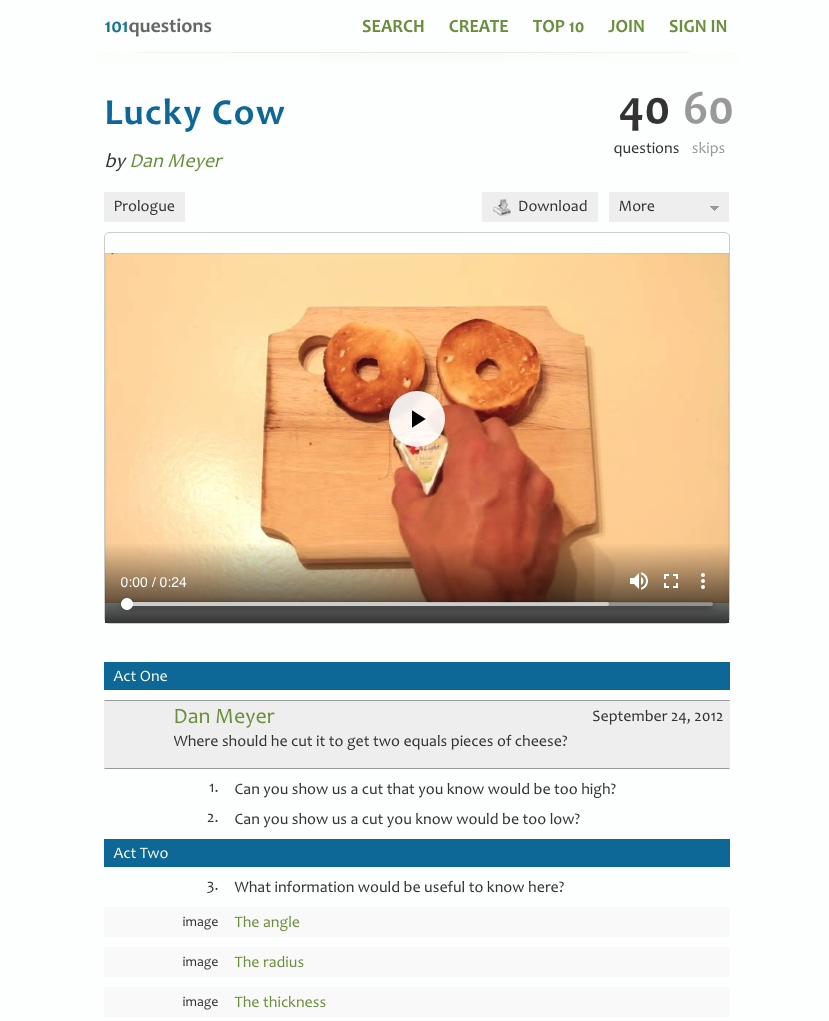 Lucky Cow Activity
