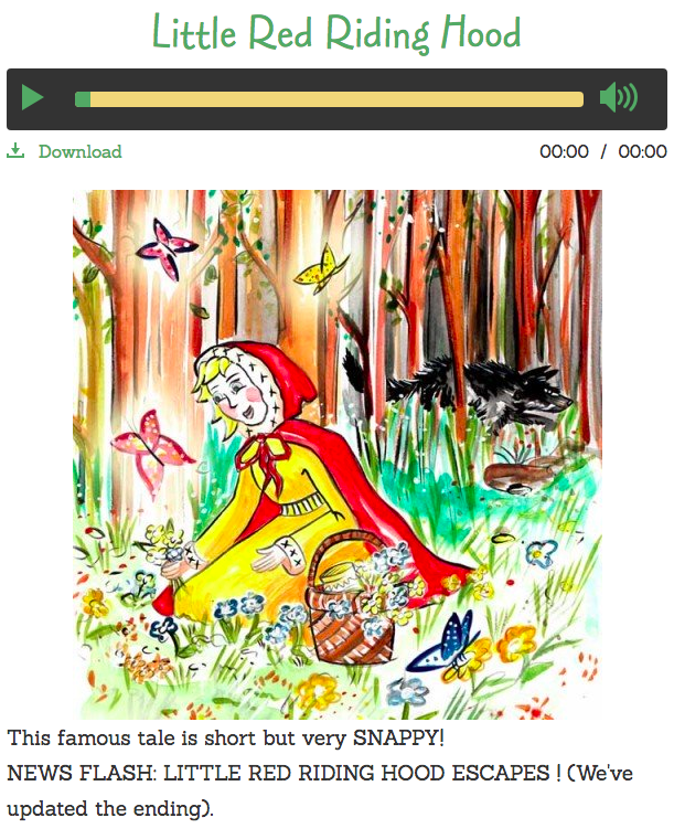 Little Red Riding Hood Audio