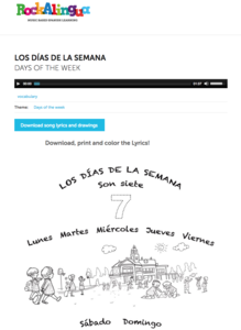 Los Días de la Semana (Days of the Week) Audio