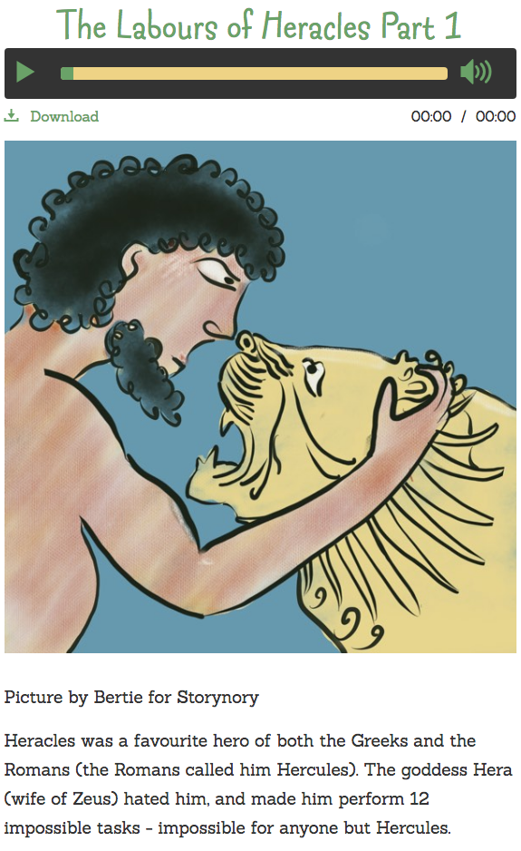 The Labours of Heracles Part 1 Audio