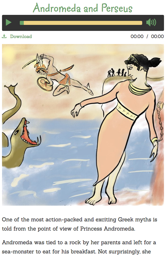 Andromeda and Perseus Audio