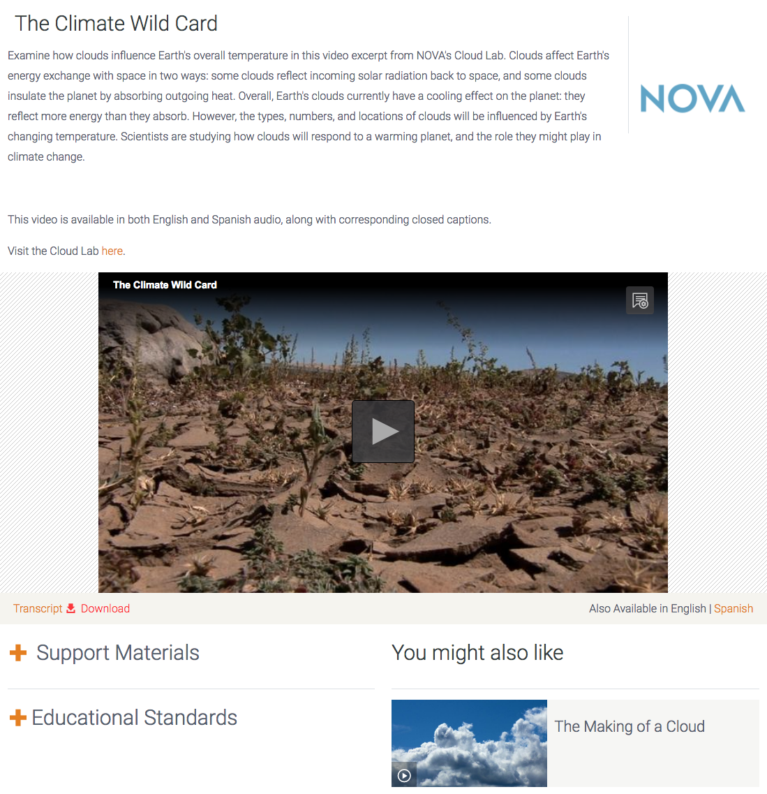 The Climate Wild Card Instructional Video