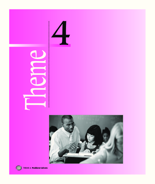 Problem Solvers: Challenge Activities (Theme 4) Unit Plan