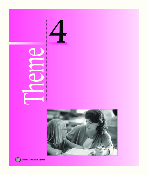 Problem Solvers: Extra Support Lessons (Theme 4) Unit Plan