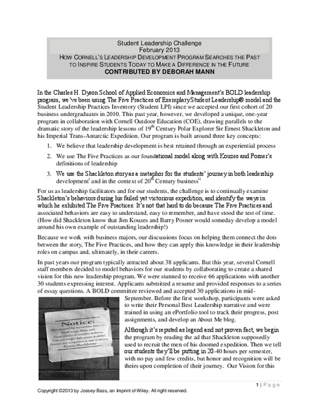 Inspire Students Today to Make a Difference in the Future Activity