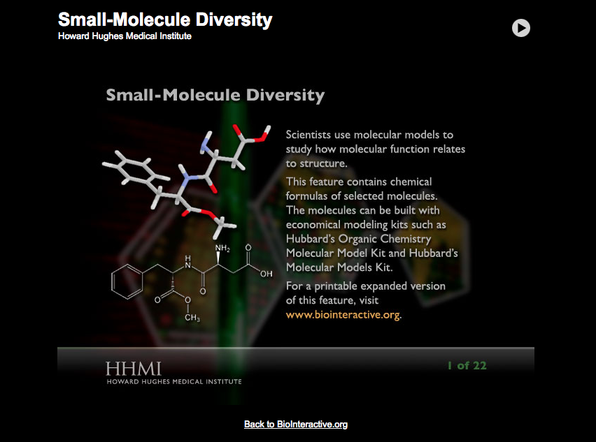 Small-Molecule Diversity Interactive
