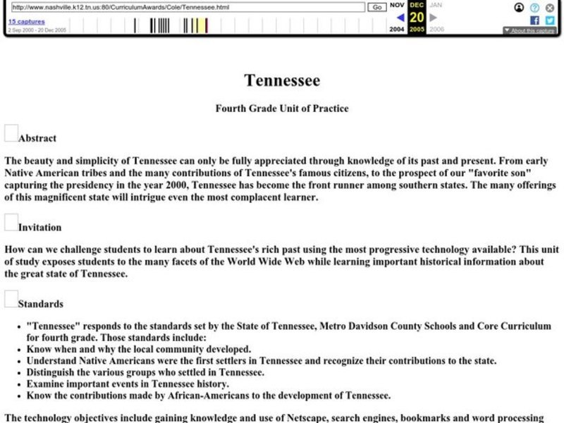 Archeological Pow-Wow Lesson Plan