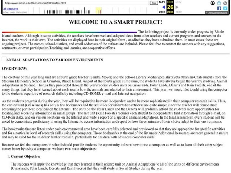 Animal Adaptations to Various Environments Lesson Plan
