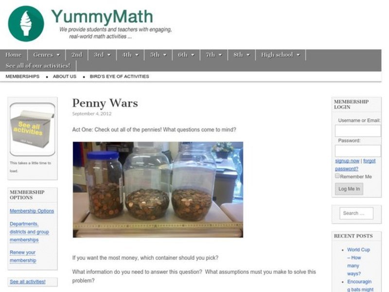 Penny Wars Activity