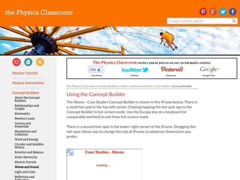 Waves - Case Studies Interactive