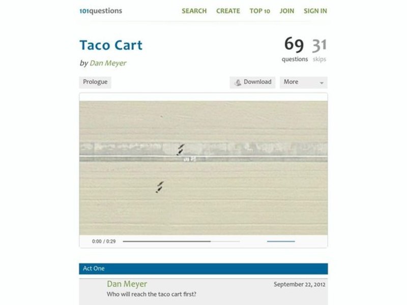 Taco Cart Lesson Plan