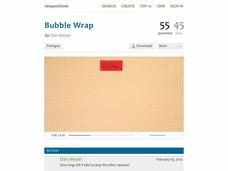 Bubble Wrap Activity