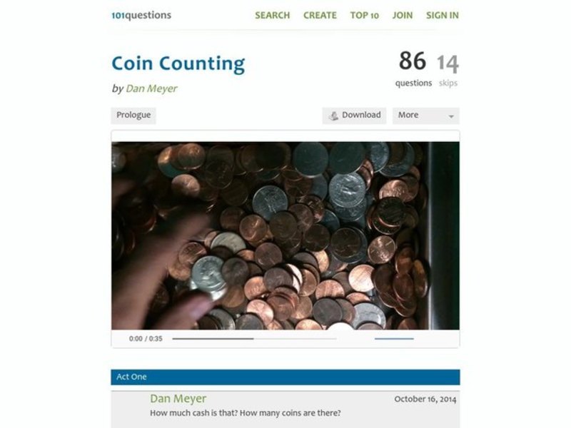 Coin Counting Activity