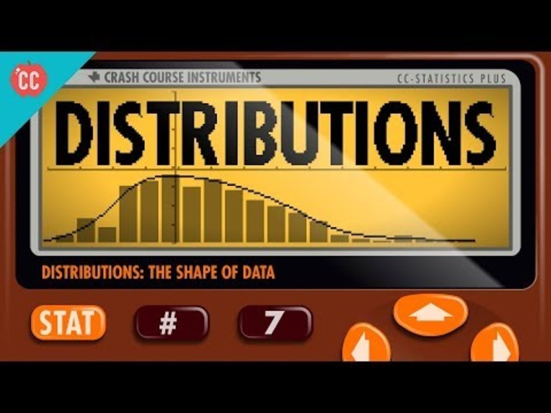 The Shape of Data: Distributions: Crash Course Statistics #7 Instructional Video