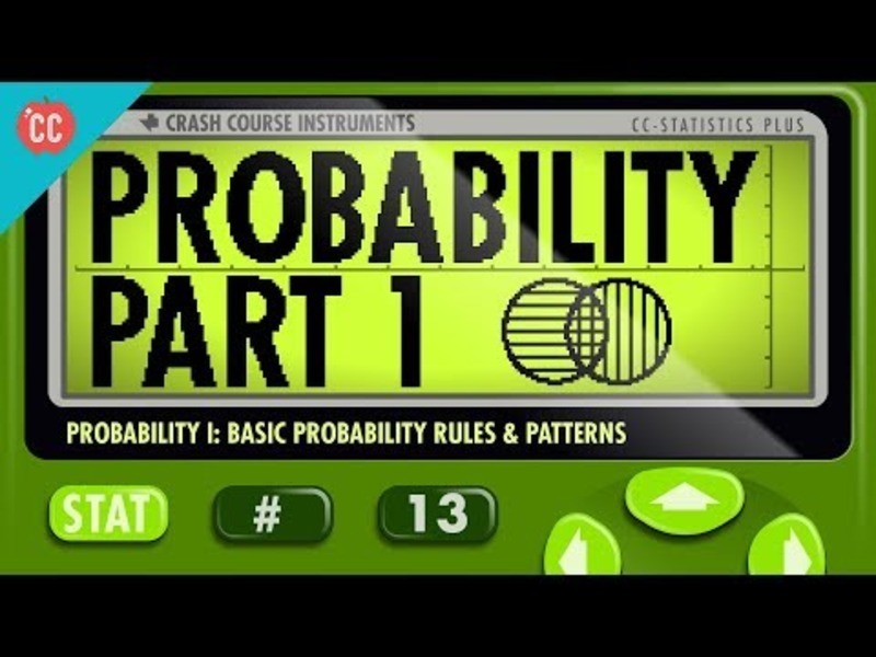 Probability Part 1: Rules and Patterns: Crash Course Statistics #13 Instructional Video