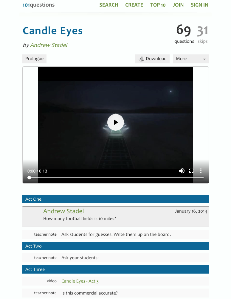 Candle Eyes Activity