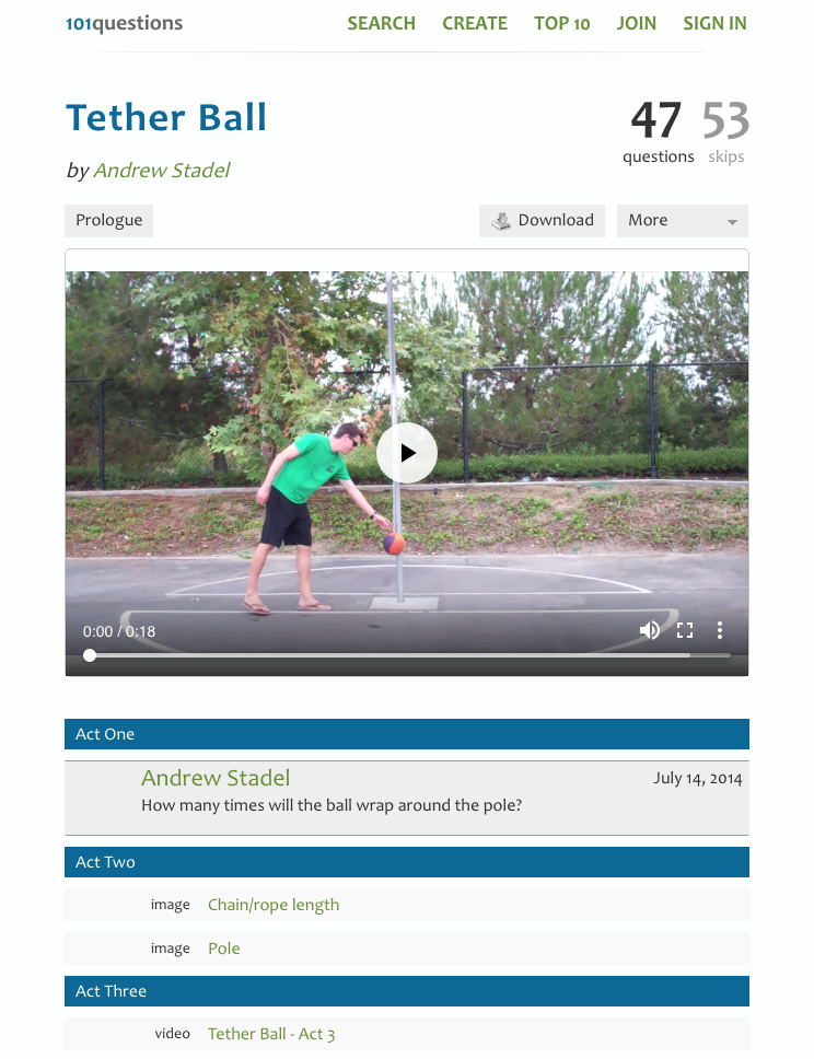 Tether Ball Activity