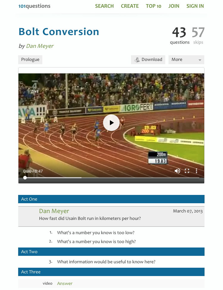 Bolt Conversion Activity