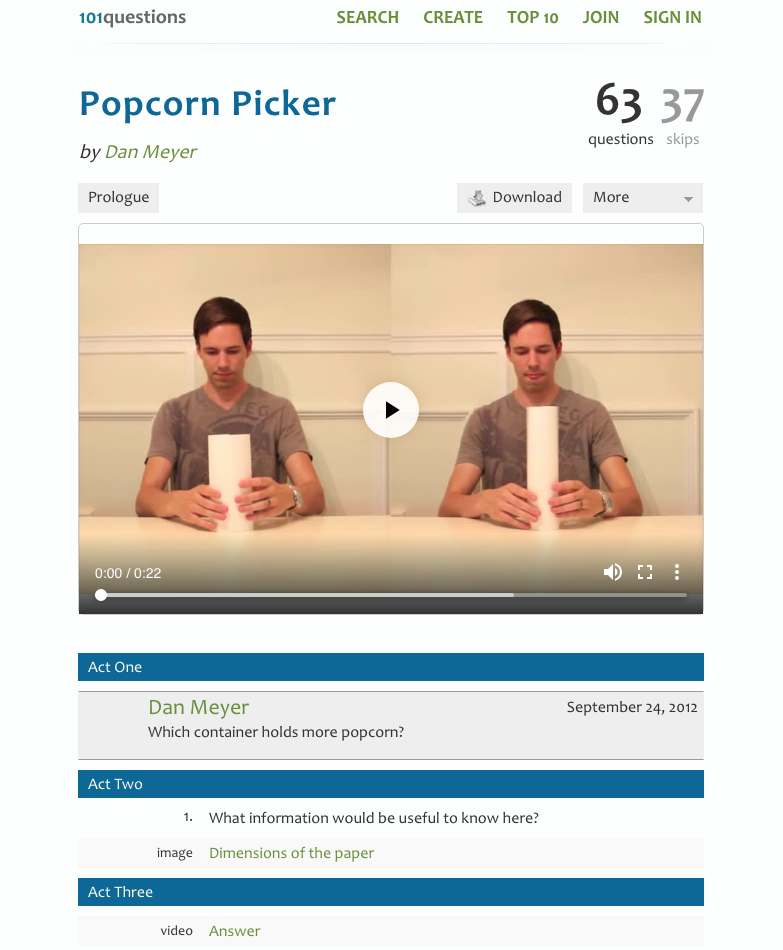 Popcorn Picker Activity