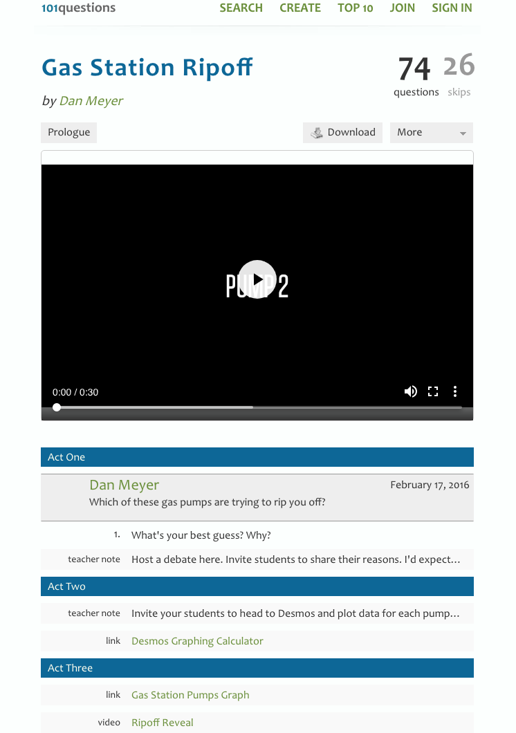 Gas Station Ripoff Activity