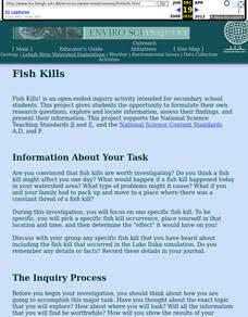 Fish Kills Lesson Plan