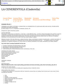 La Cenerentola (Cinderella) Lesson Plan