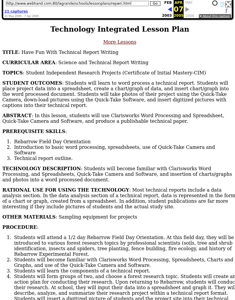 Have Fun With Technical Report Writing Lesson Plan