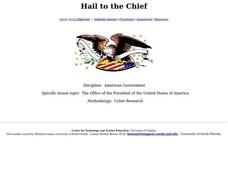 Hail to the Chief Lesson Plan