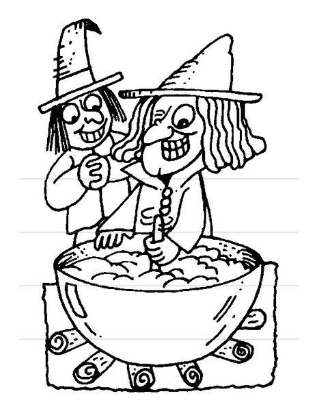 Halloween Coloring Page Worksheet