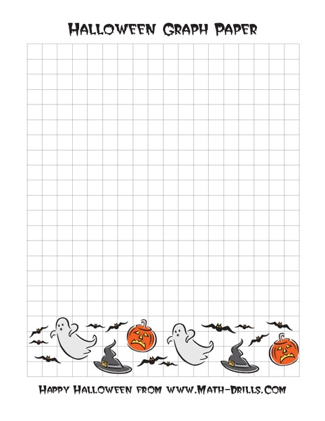 Halloween Graph Paper Worksheet