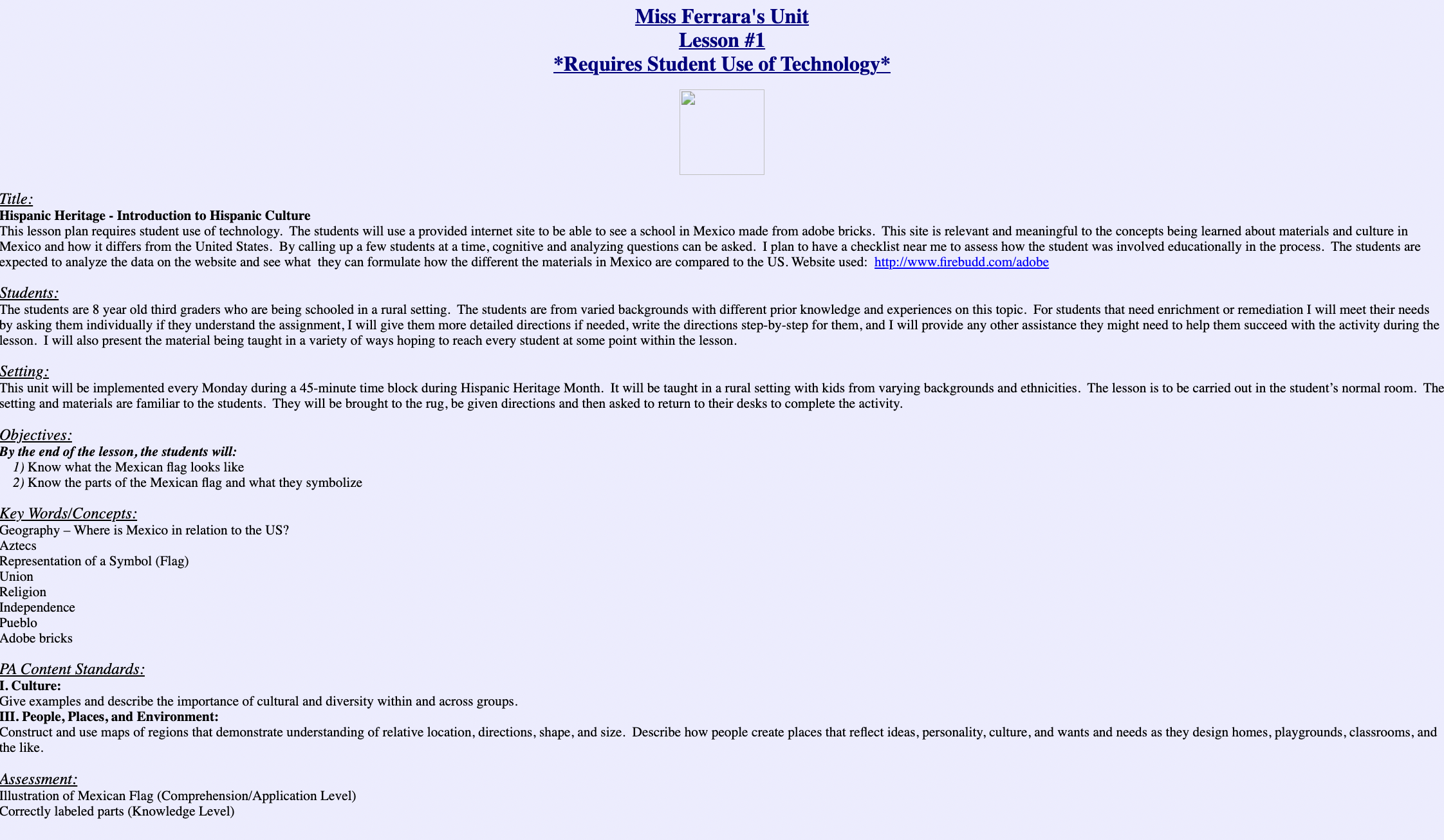 Hispanic Heritage: Introduction to Hispanic Culture Lesson Plan