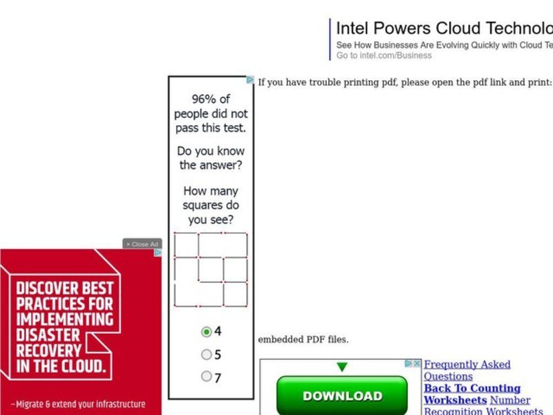Halloween Subtraction Worksheet