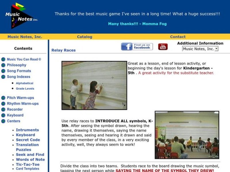 Relay Races Lesson Plan