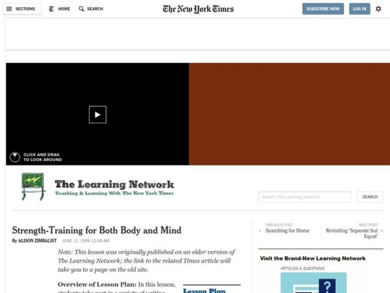 Strength-Training for Both Body and Mind Lesson Plan