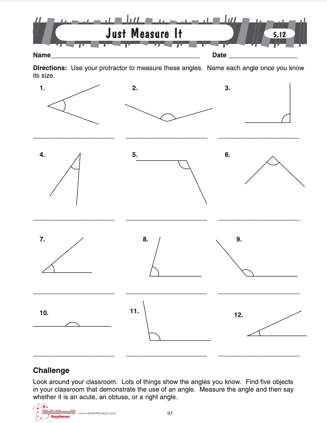 Just Measure It Worksheet