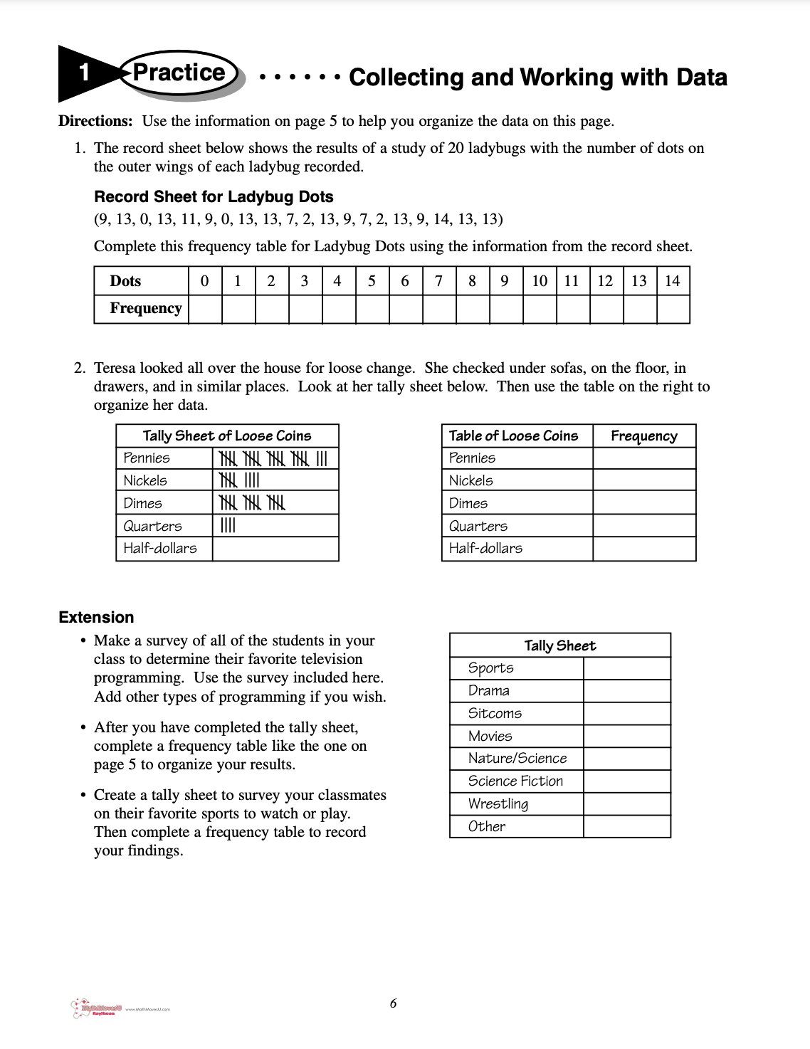 Data Analysis and Interpretation Worksheet