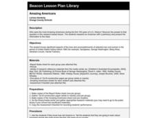 Amazing Americans Lesson Plan