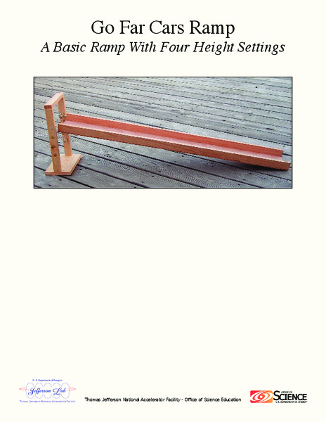 Go Far Cars Ramp: A Basic Ramp with Four Height Settings Lab Resource
