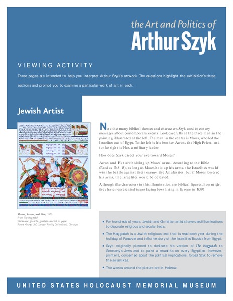 The Art and Politics of Arthur Szyk Lesson Plan
